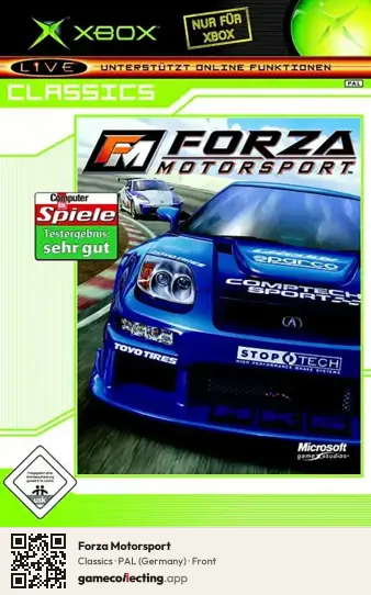 Forza Motorsport Xbox, Germany box front