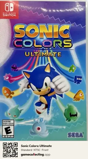 Sonic Colors: Ultimate Nintendo Switch, NTSC box front