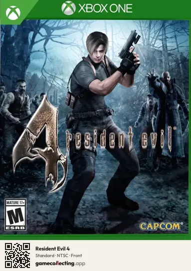 Resident Evil 4 Xbox One, NTSC box front