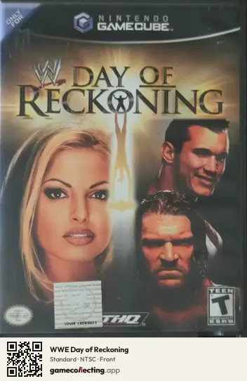 WWE Day of Reckoning Nintendo GameCube, NTSC box front