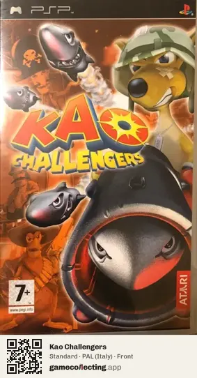 Kao Challengers PlayStation Portable, Italy box front