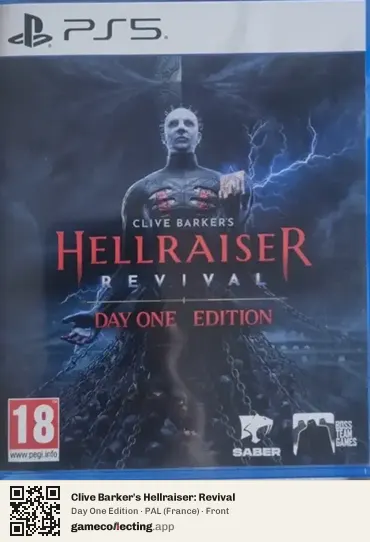 Clive Barker's Hellraiser: Revival PlayStation 5, France box front