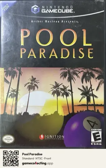 Pool Paradise Nintendo GameCube, NTSC box front