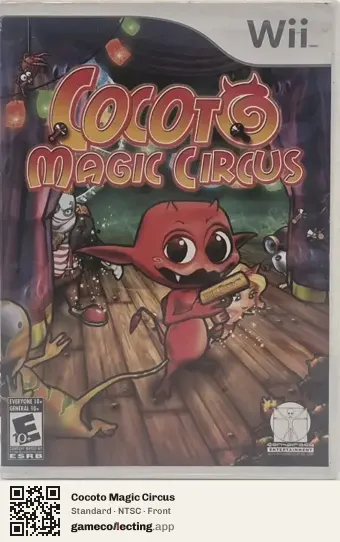 Cocoto Magic Circus Nintendo Wii, NTSC box front