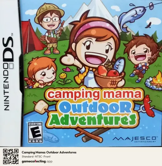 Camping Mama: Outdoor Adventures Nintendo DS, NTSC box front