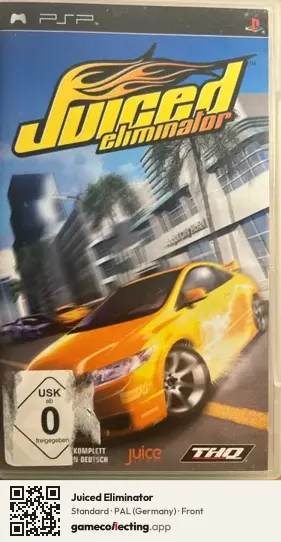 Juiced Eliminator PlayStation Portable, Germany box front