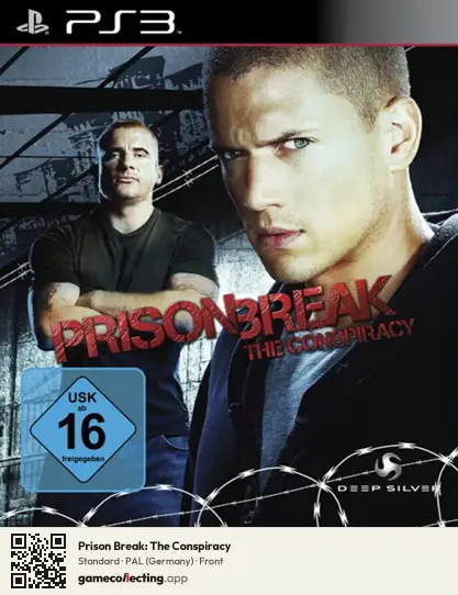 Prison Break: The Conspiracy PlayStation 3, Germany box front