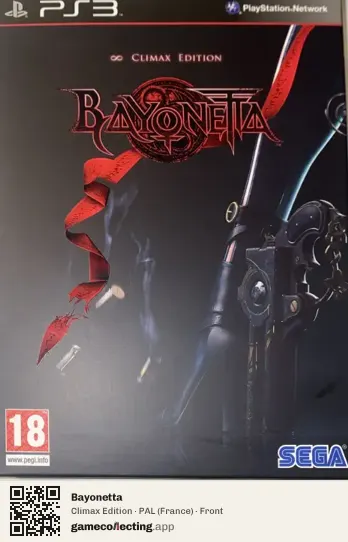 Bayonetta PlayStation 3, France box front