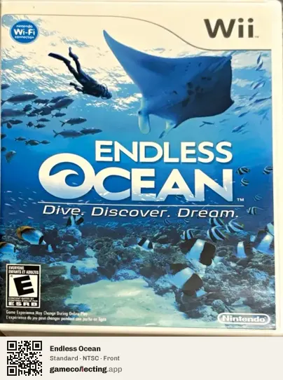Endless Ocean Nintendo Wii, NTSC box front