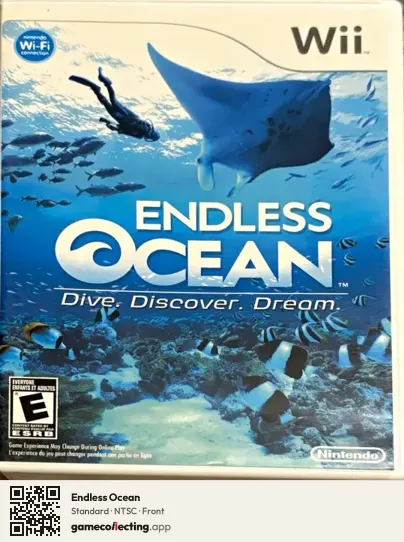 Endless Ocean Nintendo Wii, NTSC box front