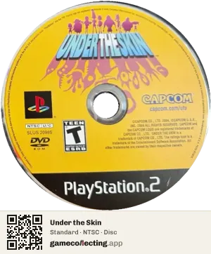 Under the Skin PlayStation 2, NTSC disc