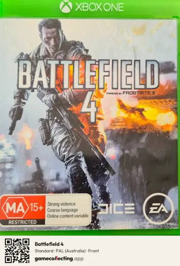 Battlefield 4 Xbox One, Australia box front