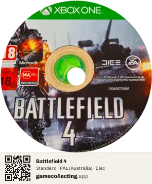 Battlefield 4 Xbox One, PAL disc