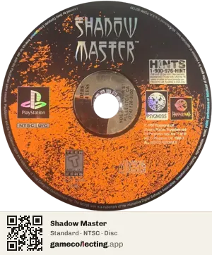 Shadow Master PlayStation, NTSC disc