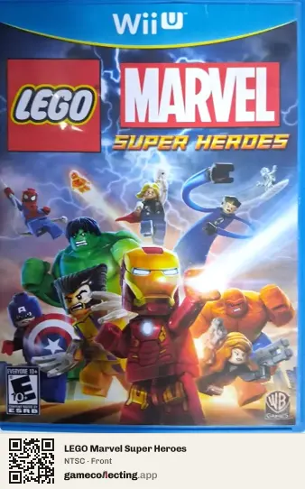 LEGO Marvel Super Heroes Nintendo Wii U, NTSC box front