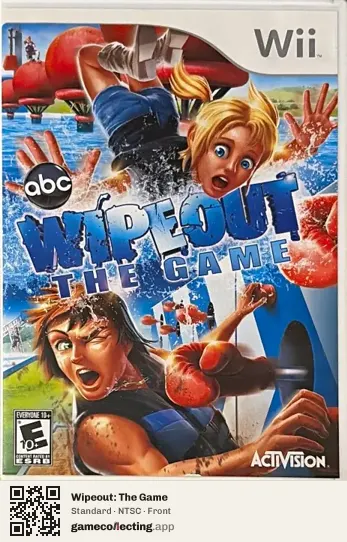 Wipeout: The Game Nintendo Wii, NTSC box front