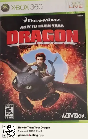 How to Train Your Dragon Xbox 360, NTSC box front