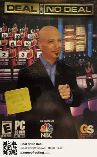 Deal or No Deal Computer, NTSC box front