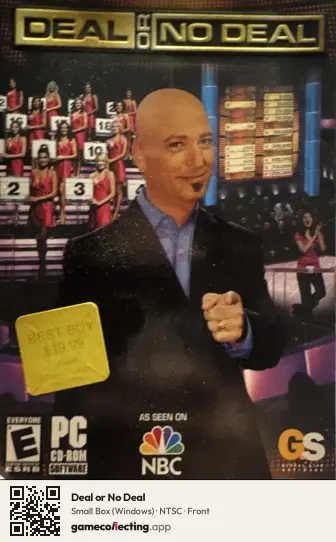 Deal or No Deal Computer, NTSC box front