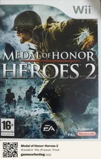 Medal of Honor: Heroes 2 Nintendo Wii, France box front