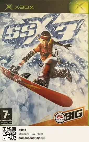 SSX 3 Xbox, PAL box front