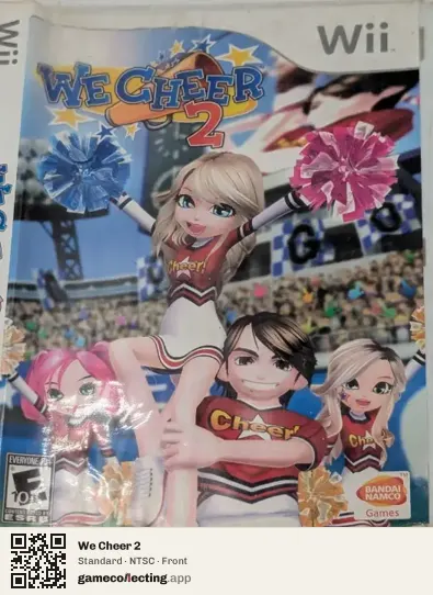 We Cheer 2 Nintendo Wii, NTSC box front