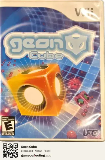 Geon Cube Nintendo Wii, NTSC box front