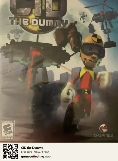CID the Dummy Nintendo Wii, NTSC box front