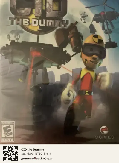 CID the Dummy Nintendo Wii, NTSC box front