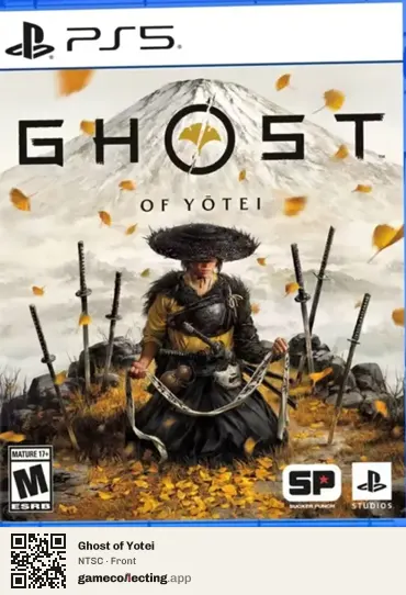 Ghost of Yotei PlayStation 5, NTSC box front