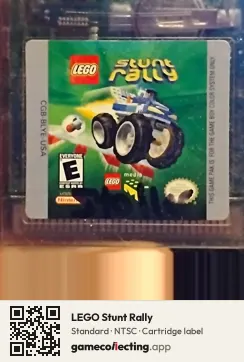 LEGO Stunt Rally Game Boy Color, NTSC cartridge label