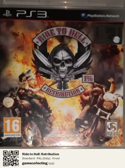 Ride to Hell: Retribution PlayStation 3, Italy box front