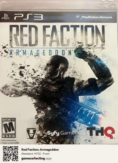 Red Faction: Armageddon PlayStation 3, NTSC box front