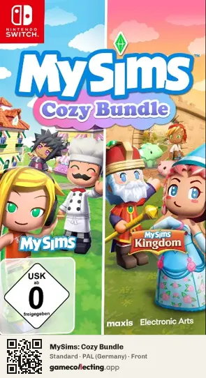 MySims: Cozy Bundle Nintendo Switch, Germany box front