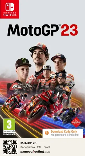 MotoGP 23 Nintendo Switch, PAL box front