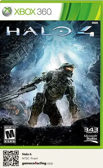 Halo 4 Xbox 360, NTSC box front