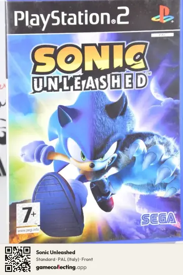 Sonic Unleashed PlayStation 2, Italy box front