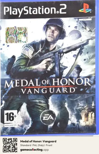 Medal of Honor: Vanguard PlayStation 2, Italy box front