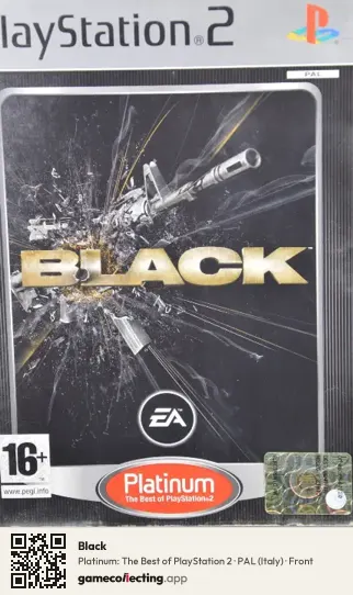 Black PlayStation 2, Italy box front
