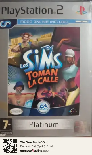 The Sims Bustin' Out PlayStation 2, Spain box front