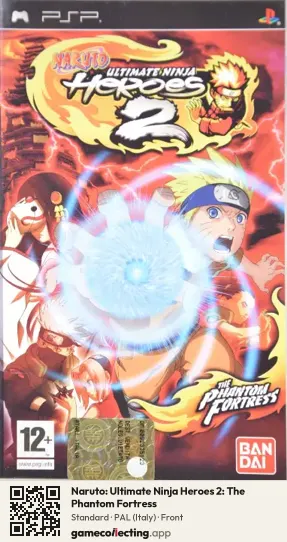Naruto: Ultimate Ninja Heroes 2: The Phantom Fortress PlayStation Portable, Italy box front