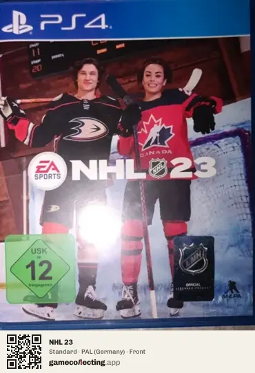 NHL 23 PlayStation 4, Germany box front