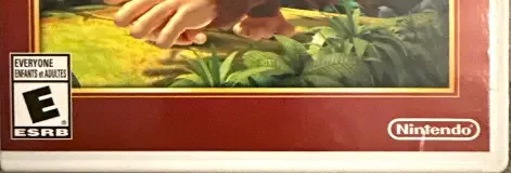 Donkey Kong Country Returns, the ESRB box on its front