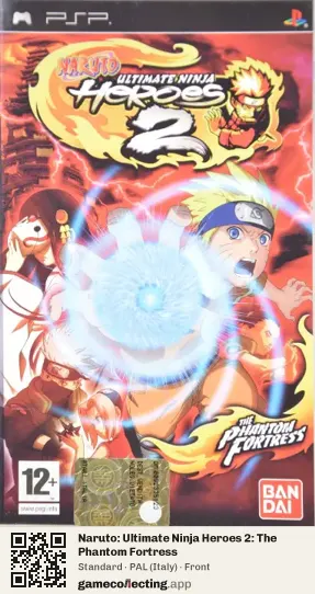 Naruto: Ultimate Ninja Heroes 2: The Phantom Fortress PlayStation Portable, Italy box front