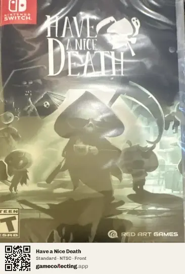 Have a Nice Death Nintendo Switch, NTSC box front