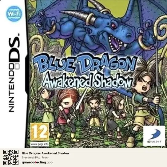 Blue Dragon: Awakened Shadow Nintendo DS, PAL box front