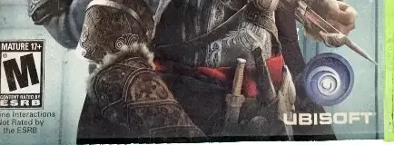 Assassin's Creed: Revelations, the ESRB box on its front