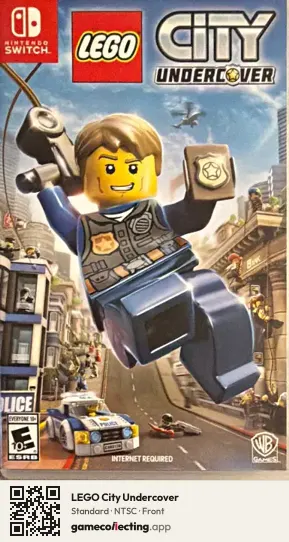 LEGO City Undercover Nintendo Switch, NTSC box front