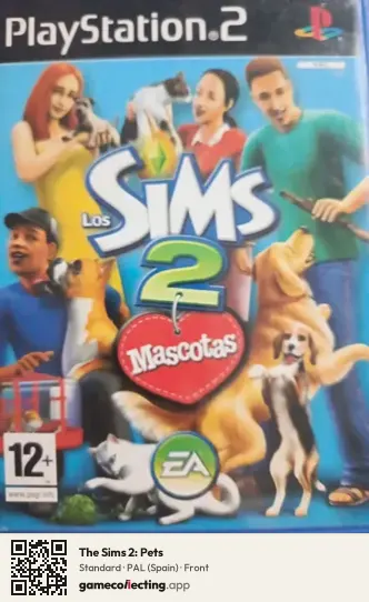 The Sims 2: Pets PlayStation 2, Spain box front