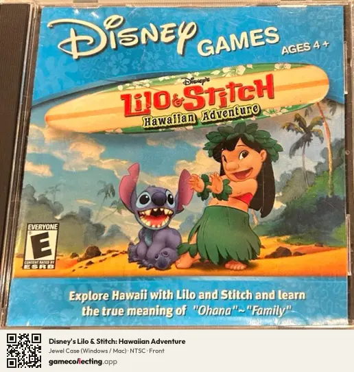 Disney's Lilo & Stitch: Hawaiian Adventure Computer, NTSC box front